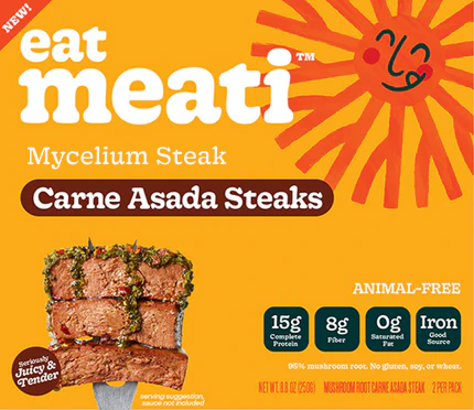 Eat Meati Mycelium Steak Carne Asada Steaks